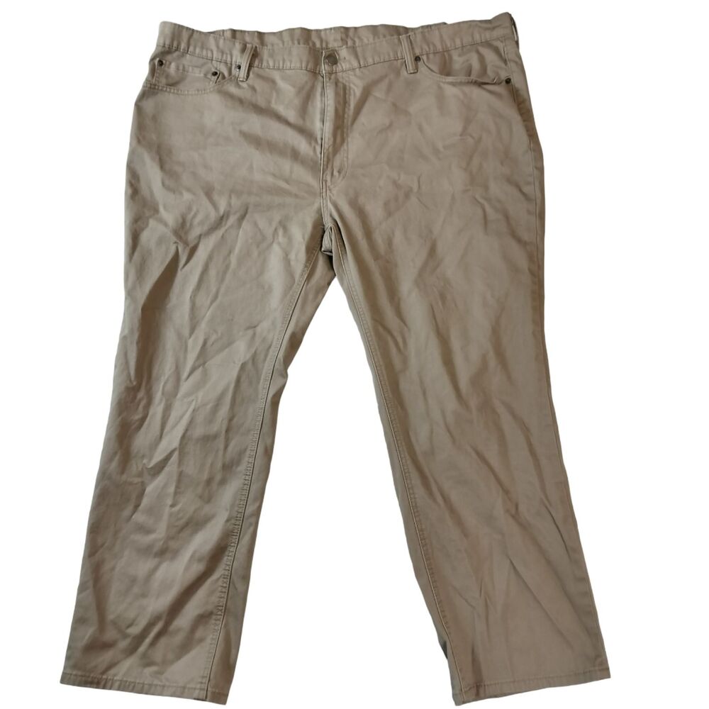 Men's Levi's 541 Athletic Fit Khaki / Tan Jeans. Size 48x30